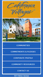 Mobile Screenshot of californiavillages.com